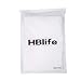 HBlife Canvas Santa Sack, 19.7 X 27.6 Inch Large Santa Bags for Gifts, Personalized Christmas Sacks for Presents with Drawstring, Style 3