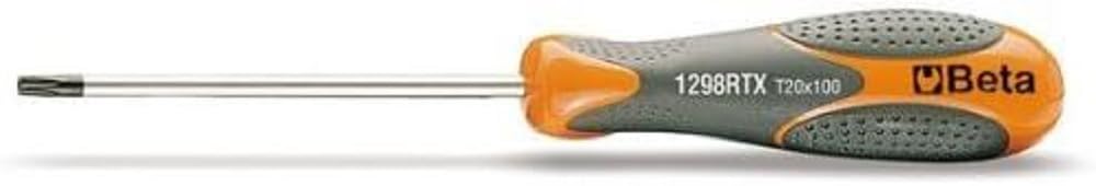 Beta 12980040 Model 1298 RTX40 Screwdrivers for Tamper Resistant, Torx Head Screws with Handles, T40