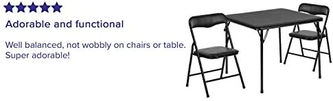 card table and chairs