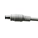 Hanvex HDX50W 50ft 2.1mm x 5.5mm DC Plug Power Adapter Extension Cable, 18AWG Heavy Duty Cord for 12V, 24V LED Strip, Lighting, and more, White