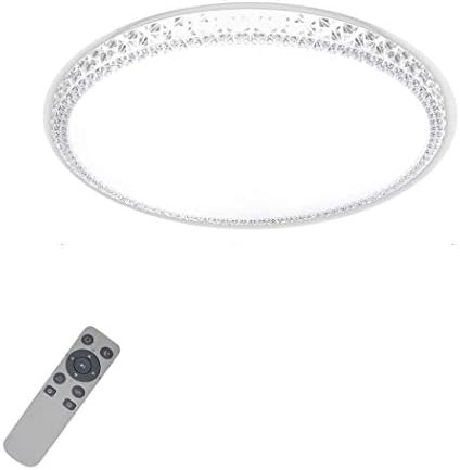 MYHOO 36W Modern Crystal Ceiling Light Ceiling Lamp Dimmable Wall Lamp Star Light Effect for Living Room Bedroom Dining Room Round [Energy Class A+]