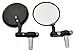 AlphaMoto Black 7/8 Ace Cafe Racer Clubman Handlebar Handle bars handlebars Bar End Mirrors Motorcycle CB XS KZ GS 550 650 750 850