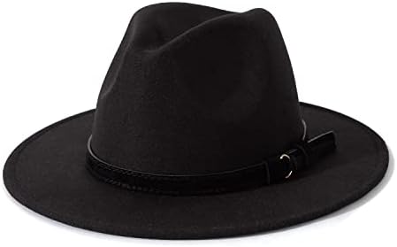 Borsalino Classic Hat Women/Men Black 7 1/4 at Amazon Men's