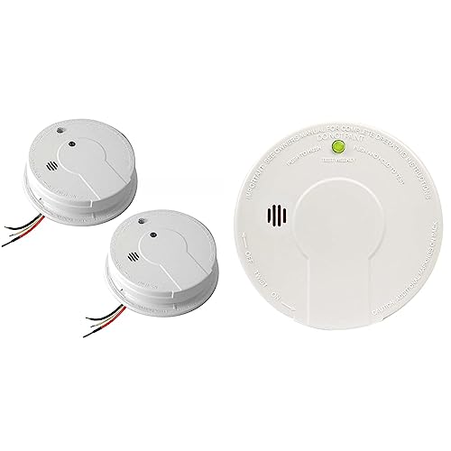 Kidde Smoke Detector, Hardwired Smoke Alarm, Interconnect Capability, 2