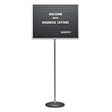 QRT7921M - Quartet Adjustable Single-Pedestal Magnetic Letter Board