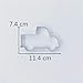 LILIAO Vehicle Pick-up Truck Cookie Cutter - 4.5 x 2.9 inches - Stainless Steel