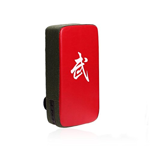 BARGAIN HOUSE PU Leather Muay Thai MMA Martial Art Boxing Karate Taekwondo Kick Target Punching Bag Pad Shield Training