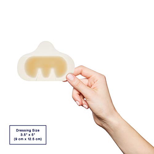 MedVance TM Hydrocolloid Bordered Hydrocolloid Adhesive Dressing, Heel/Elbow, 3.5"x5", Box of