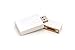 32GB Antique Wedding White USB 2.0 Flash Drive - Single Item - Packaged in The Printed Matching Maple Box with Sliding Lid - Mr & Mrs Design