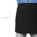 Syntus 3 Pack 3 Pockets 100% Cotton Waitress Waist Apron 15.4-inch Black