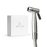 SmarterFresh Ease Cloth Diaper Sprayer - Superior Splatter-Proof Stainless Steel Diaper Sprayer Cleans The Messiest Cloth Diapers - Complete Diaper Washer Hand Held Bidet Sprayer for Toilet