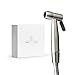 SmarterFresh Ease Cloth Diaper Sprayer - Superior Splatter-Proof Stainless Steel Diaper Sprayer Cleans The Messiest Cloth Diapers - Complete Diaper Washer Hand Held Bidet Sprayer for Toilet primary