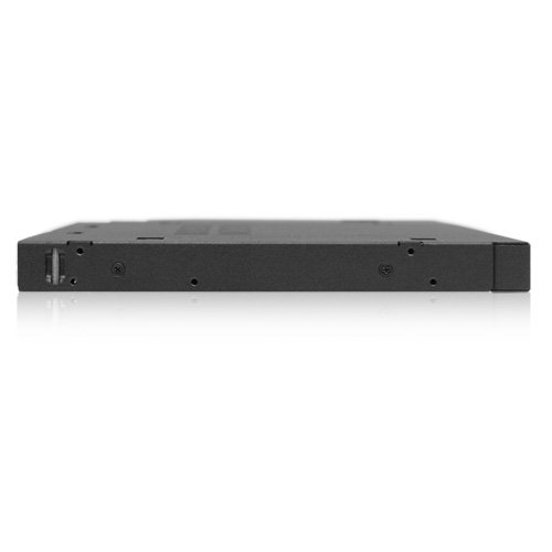 ICY DOCK 2.5' SATA/SAS HDD/SSD Hot Swap Mobile Rack for Slim ODD or Slim FDD Drive Bay - ToughArmor MB411SPO-B