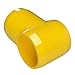 FORMUFIT F001STE-YE-4 Slip Tee PVC Fitting, Furniture Grade, 1