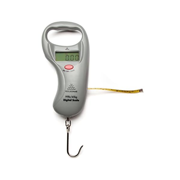 ReelSonar-Digital-Fish-Scale-Tape-Measure-99lb45kg-and-Fish-Lip-Gripper