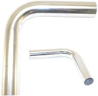 2' Mandrel Bent Aluminum 90 Bend, 4.0"
