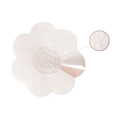 Nipple Covers Disposable Breast Pasties Adhesive Bra Petal for Women 6-Pair