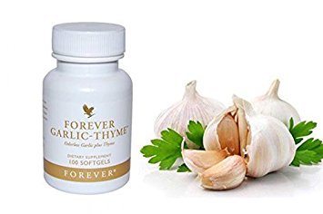 Forever Living Garlic-Thyme 100 Softgels (Supports Free Radical Protection & Helps Convert Fat to Energy)