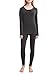 David Archy Women's Fleece Lined Lightweight Base Layer Top & Bottom Long Stretchy Underwear Thermal Set