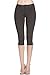 Poplooks Women's 4 Way Stretchy Ponte Knit Capri Skinny Jeans