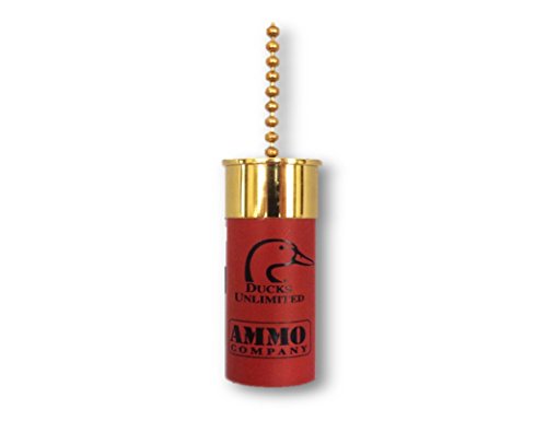 Ceiling Fan Pull Chain Ducks Unlimited Shotgun Shell - Red