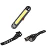 Bomoya LED Fiets Achterlicht USB Oplaadbare Heldere Fiets Achter Fietsen Veiligheid Zaklamp 2 Licht Modus Opties…