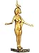Design Toscano Serqet Scorpion Goddess of the Egyptian Realm Figurine Statue, 8 Inch, Polyresin, Black and Gold