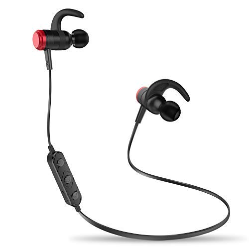 Bluetooth Headphones, Arrela Magnetic Wireless in-Ear Earbuds Bluetooth 4.1 with Microphone Sport Stereo Earphones CVC 6.0 Noise Cancelling IPX4 Sweatproof Waterproof Headset for Gym Workout