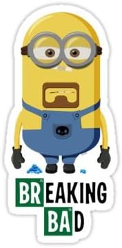 2x Minion Breaking Bad heisenberg Mr.White Sticker Aufkleber car decal laptop ipad mac truck 4x4 jdm