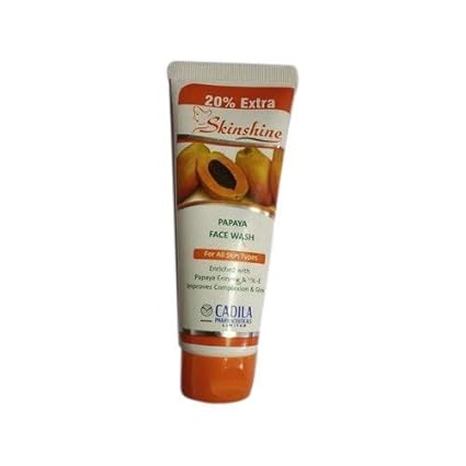 skin shine papaya face wash