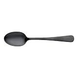 Mercer Culinary 18-8 Stainless Steel Plating Spoon, 7-7/8 Inch, Black