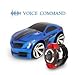 SZJJX Voice Command RC Car Rechargeable 2.4Ghz 6CH Smart Watch Radio Control Creative Voice Activated Racing Cars Remote Control Vehicles Truck Blue