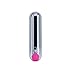 Rechargeable Bullet Vibrator Personal Massager: Portable, Pink and Metallic, Waterproof, 10 Frequency for Men and Women Vibrators Massagers