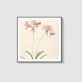 Framed Canvas Home Artwork Decoration Beautiful Flower Canvas Wall Art for Living Room, Bedroom - 16x16 inches