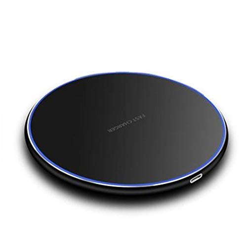 pairris Carica Rapida del Telefono da Tavolo in Metallo con Caricabatterie Wireless Smart Qi da 10 W Caricabatterie a induzione