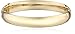 Eternity Gold Oversized Polished Bangle Bracelet in 14K Gold, 7.5
