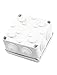 White ABS IP65 Waterproof Enclosure Square Junction Box 100x100x70mm
