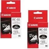 Canon Model BC-02 Black Cartridges, Pack Of 2, Office Central