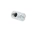 Cross Dowel Barrel Nuts - 1/4-20 16mm x 10mm, Off-Center Zinc Slotted Steel CNC - 10 Pack