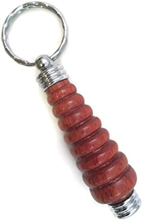 Custom Blood Wood Secret Compartment Key Ring to Hide Money or Small Items SJS087A