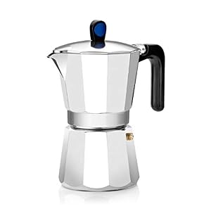 Groenenberg Cafetera Italiana inducción, 4 Tazas (200 ml) | Cafetera Moka  de acero inoxidable (inox) | Cafetera Espresso… - La Cafetera
