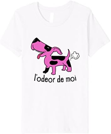 Kids L'odeor de moi - Funny Dog T-Shirt - Premium Fashion Tee 10 White