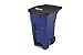 Rubbermaid Commercial Products BRUTE Rollout Step On Trash/Garbage Can, 50-gallon, Blue (1971958)