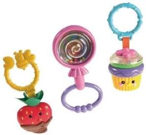 Toy / Game Fisher-Price Sweet Treats Peg Gift Set With Cupcake, Lollipop &amp; Chocolate Covered Strawberry Teether