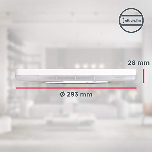 B.K.Licht I LED Paneel I plafondlamp I dimbare plafoniere I lampen dimbaar I ultra vlak I indirect licht I vierkant… - Afbeelding 8