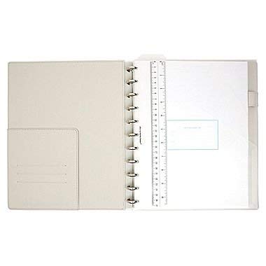Office by Martha Stewart Discbound Ruler, Letter Size, White (29573)