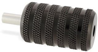 Black Aluminum grip, 1 1/4 thick by TattooEzone tattoo grip