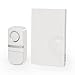 PushPoint Wireless Plug-In Doorbell Chime and Battery-Free Kinetic Push-Button Transmitter Has 25 Musical Tones and 3 Volume Levels with Waterproof Weather-Resistant 100m Range
