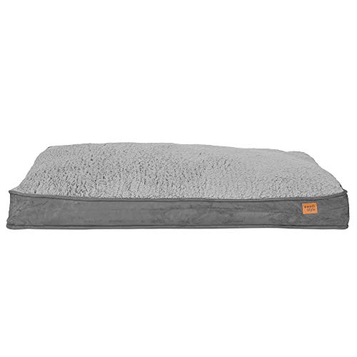 ib style® Happy Dreams Hondenbed | Hondenmand Hondenkussen | afritsbare hoes - wasbaar | Antislip onderkant | XL | grijs - Afbeelding 5