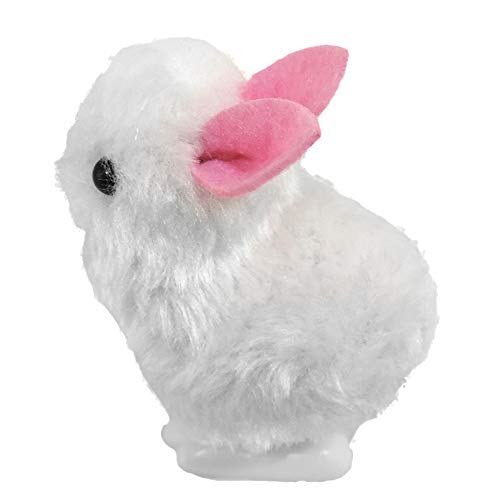 NOVELTY GIANT WWW.NOVELTYGIANT.COM Wind Up Hopping Bunny Easter Egg White Baby Bunny 2 Pk
